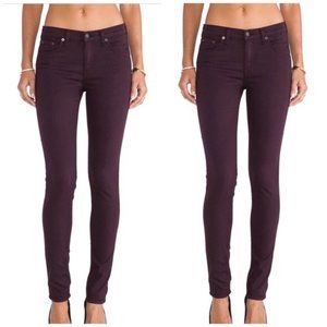 Rag & Bone Distressed Wine Jeans